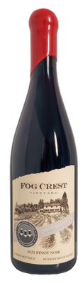 Bottle of Fogcrest Pinot Noir